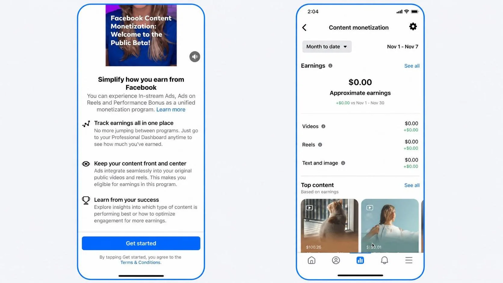 Facebook Content Monetization